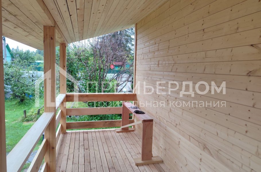 Фото со стройплощадок - Каркасный дом 9х10 м.