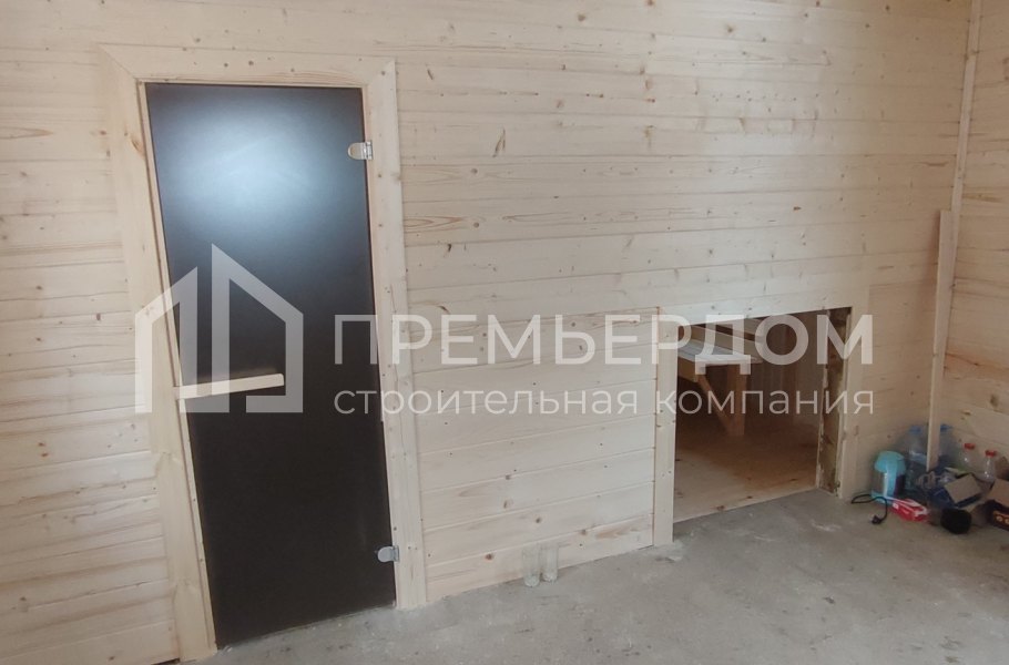 Фото со стройплощадок - Каркасная баня 4,5х6,5 м.