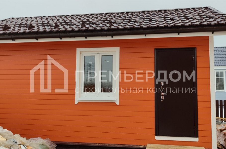 Фото со стройплощадок - Каркасная баня 4,5х6,5 м.