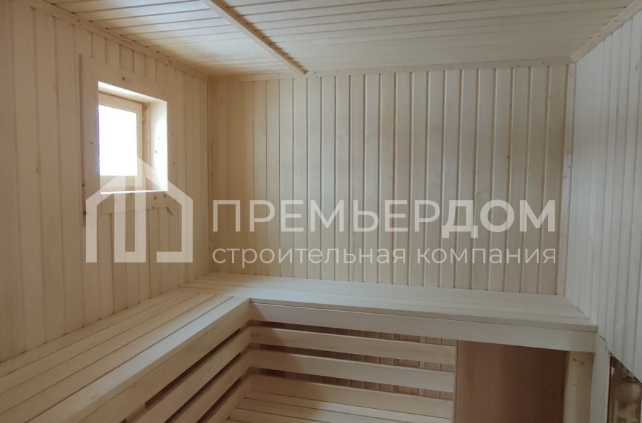 Фото со стройплощадок - Каркасная баня 4,5х6,5 м.