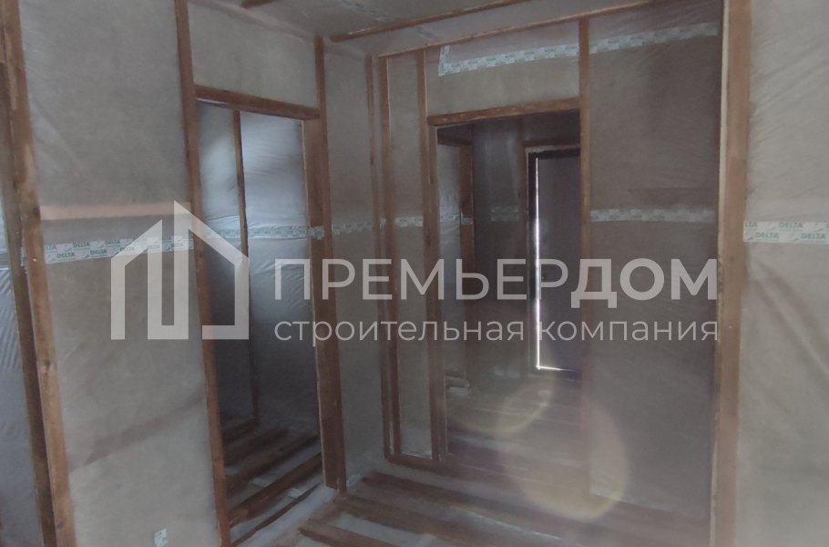 Фото со стройплощадок - Каркасный дом 8х10 м.