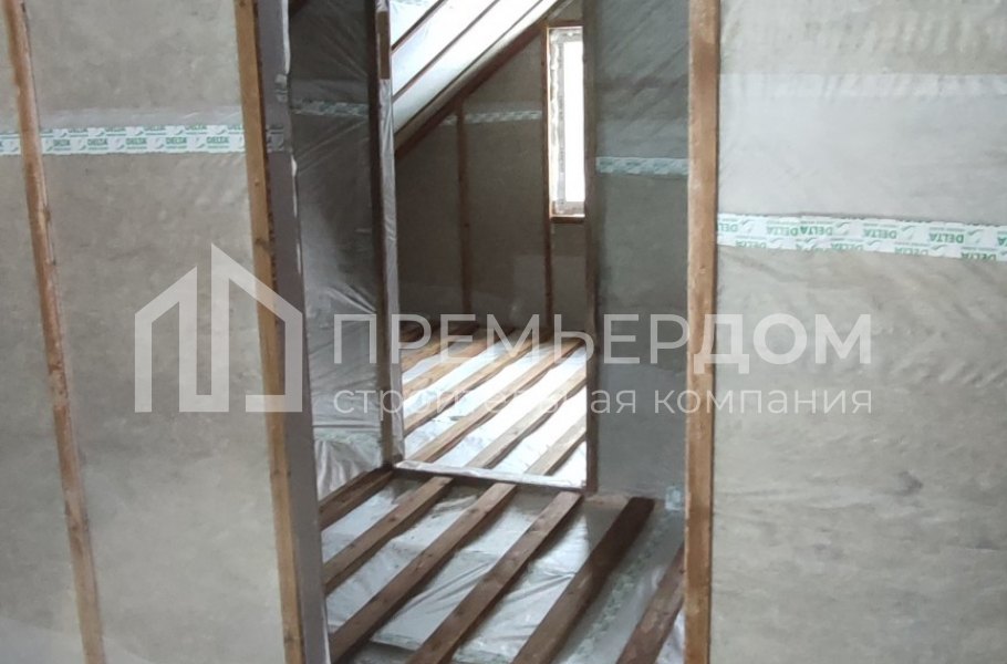 Фото со стройплощадок - Каркасный дом 8х10 м.