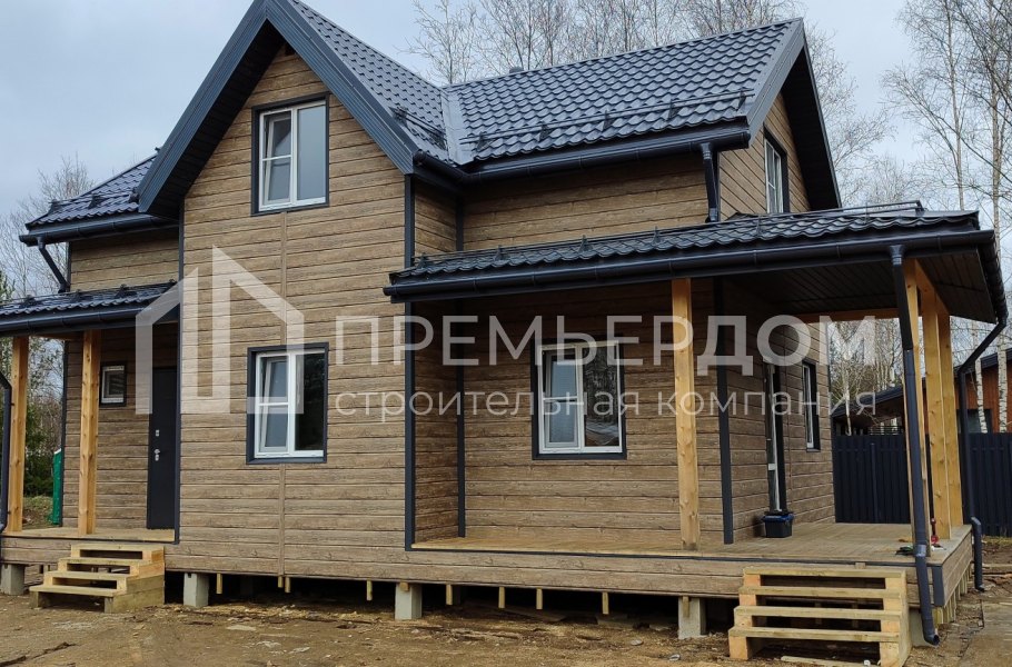 Фото со стройплощадок - Каркасный дом 7х11 м.