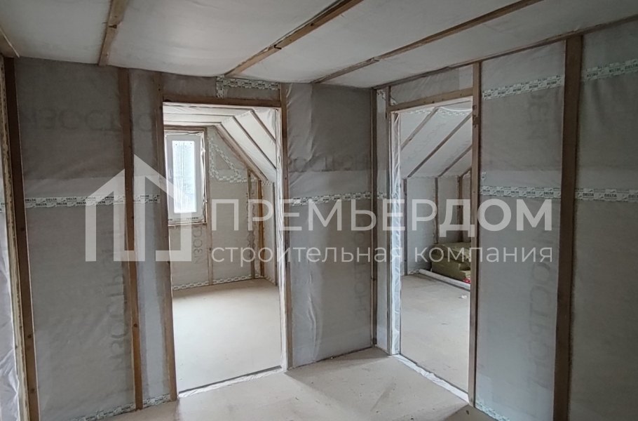 Фото со стройплощадок - Каркасный дом 7х11 м.