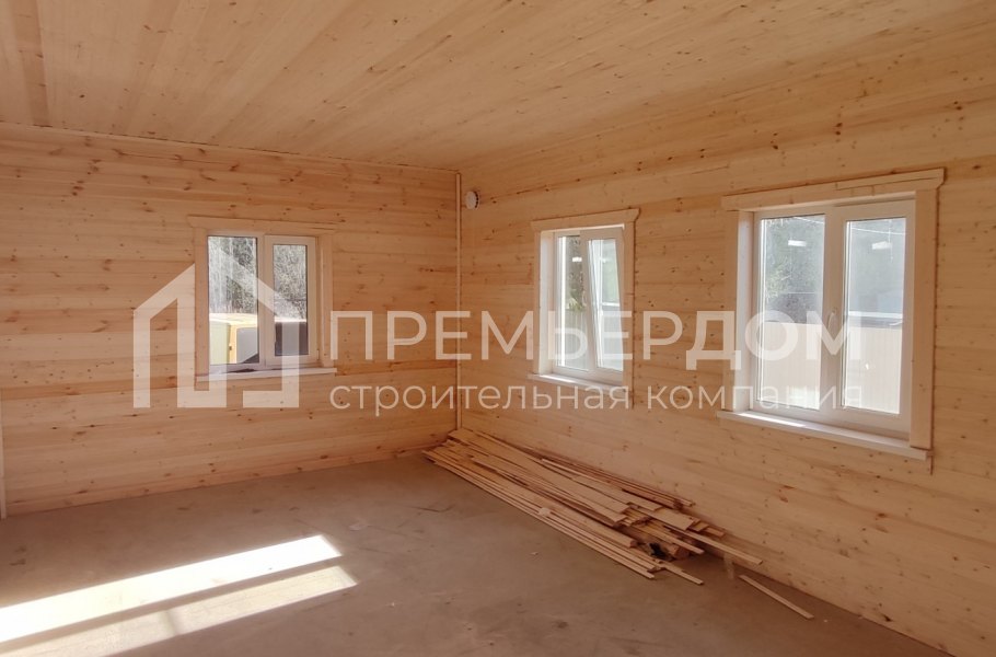 Фото со стройплощадок - Каркасный дом 8х8 м.