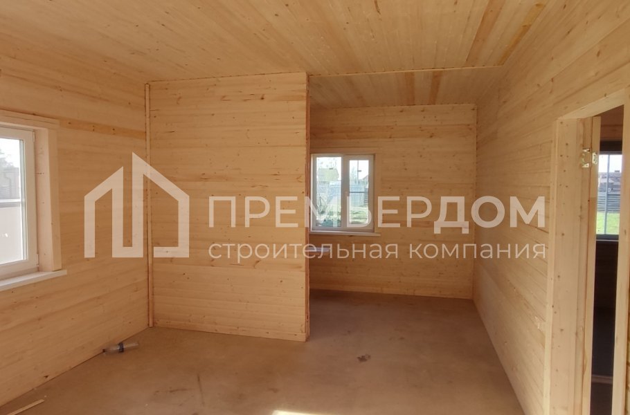 Фото со стройплощадок - Каркасный дом 8х8 м.