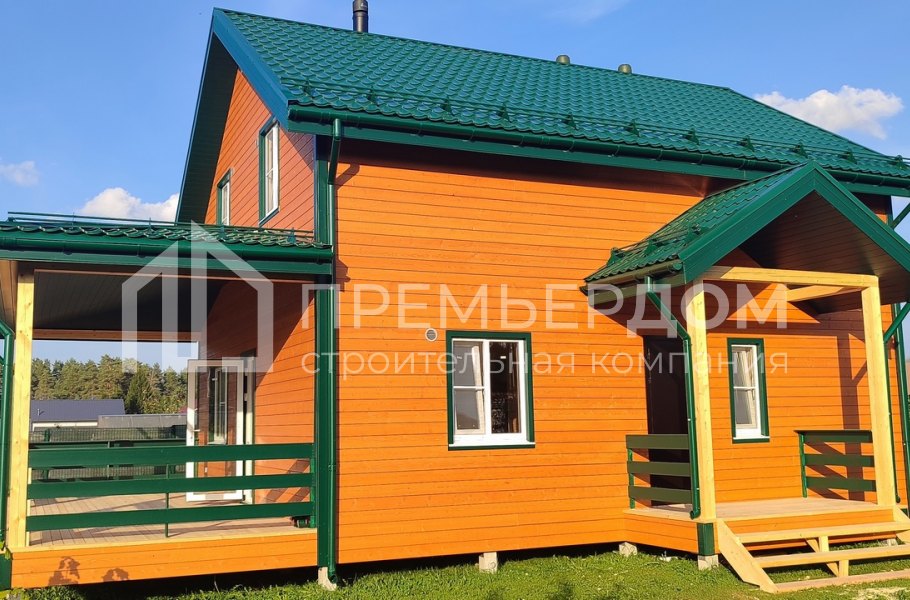 Фото со стройплощадок - Каркасный дом 7,5х11,5 м.