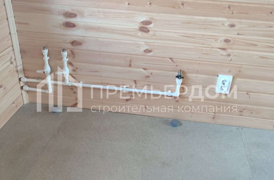 Фото со стройплощадок - Каркасный дом 6х9 м.