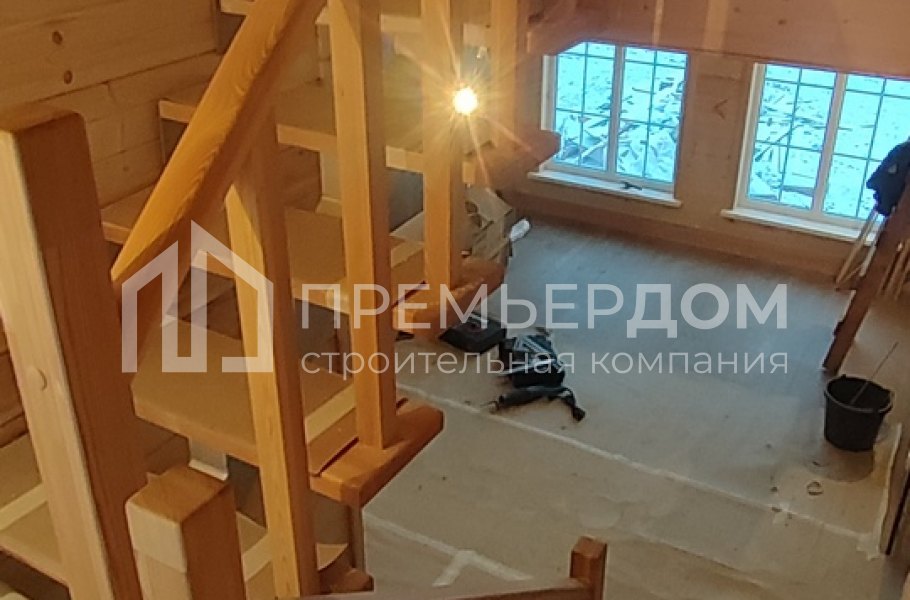 Фото со стройплощадок - Каркасный дом 7,5х12,5 м.