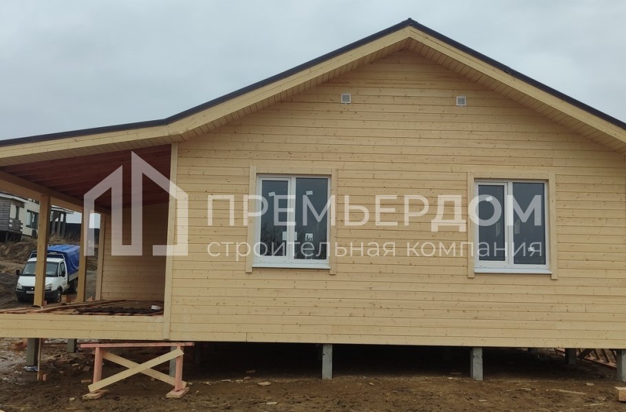 Фото со стройплощадок - Каркасный дом 10х12 м.