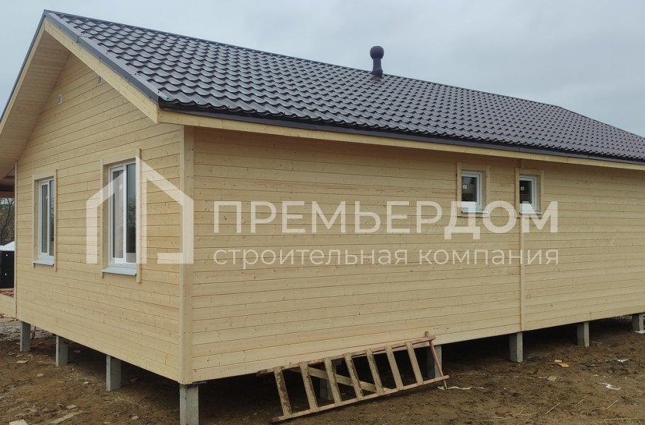 Фото со стройплощадок - Каркасный дом 10х12 м.