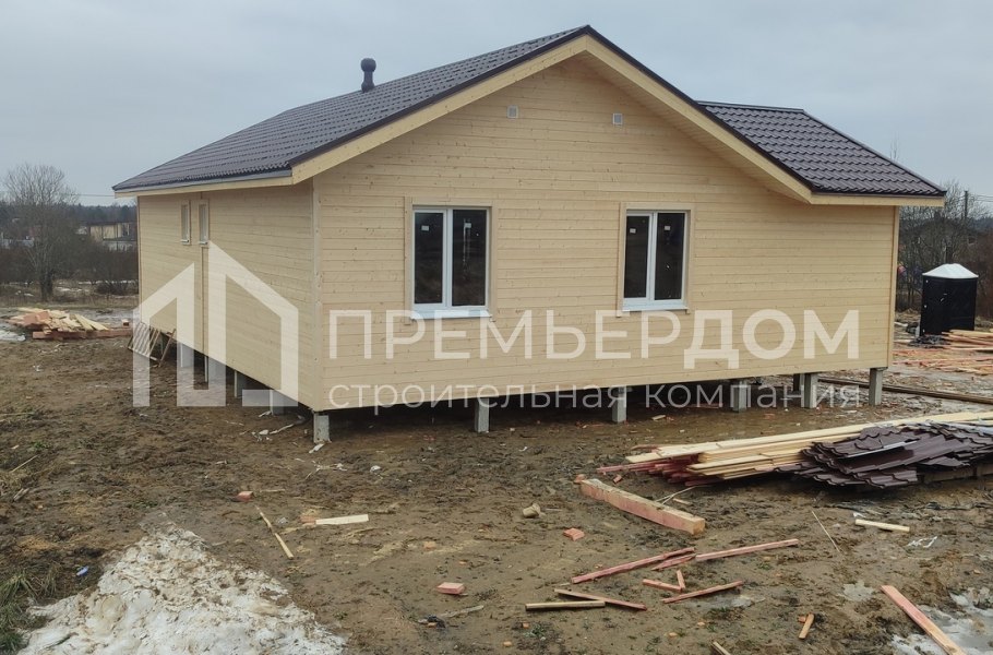 Фото со стройплощадок - Каркасный дом 10х12 м.