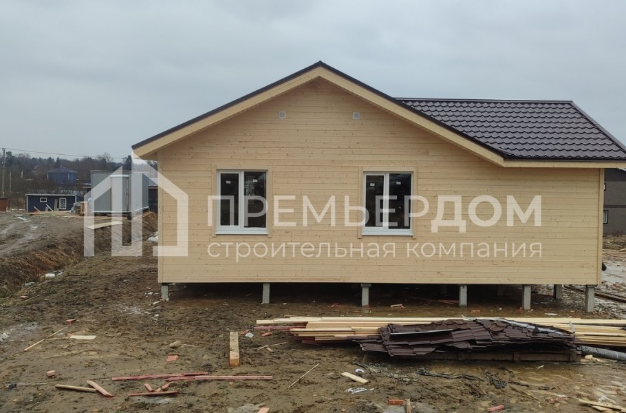 Фото со стройплощадок - Каркасный дом 10х12 м.