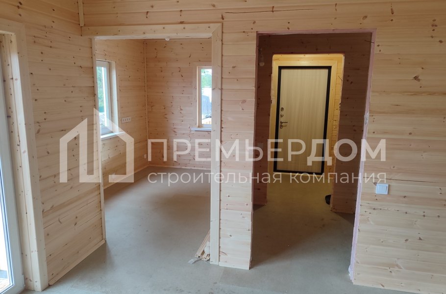 Фото со стройплощадок - Каркасный дом 8х9,5 м.