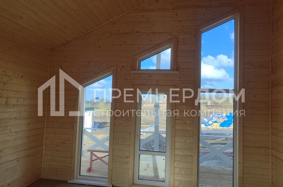 Фото со стройплощадок - Каркасный дом 7,5х10 м.