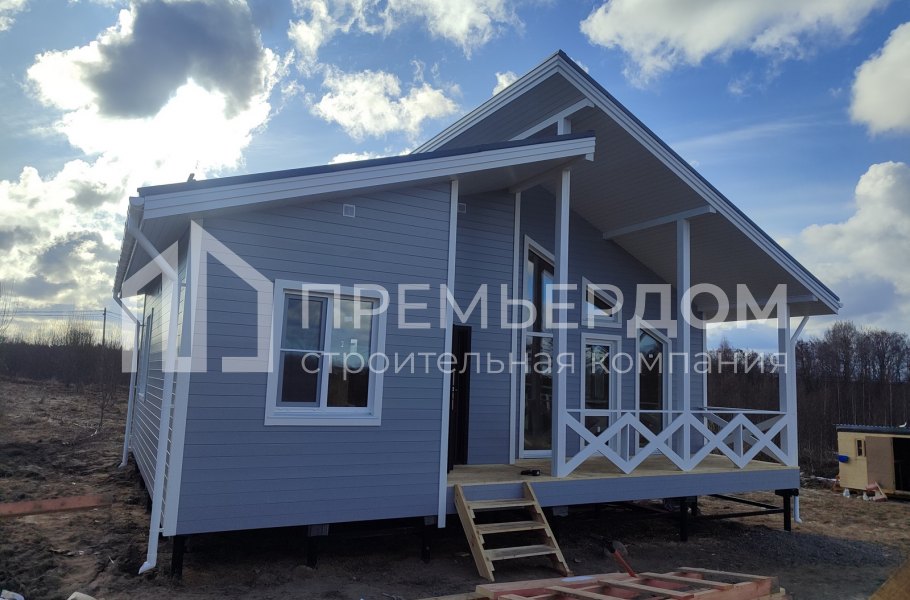 Фото со стройплощадок - Каркасный дом 7,5х10 м.