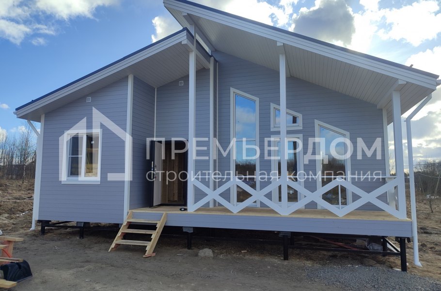 Фото со стройплощадок - Каркасный дом 7,5х10 м.