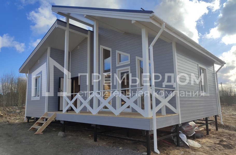 Фото со стройплощадок - Каркасный дом 7,5х10 м.