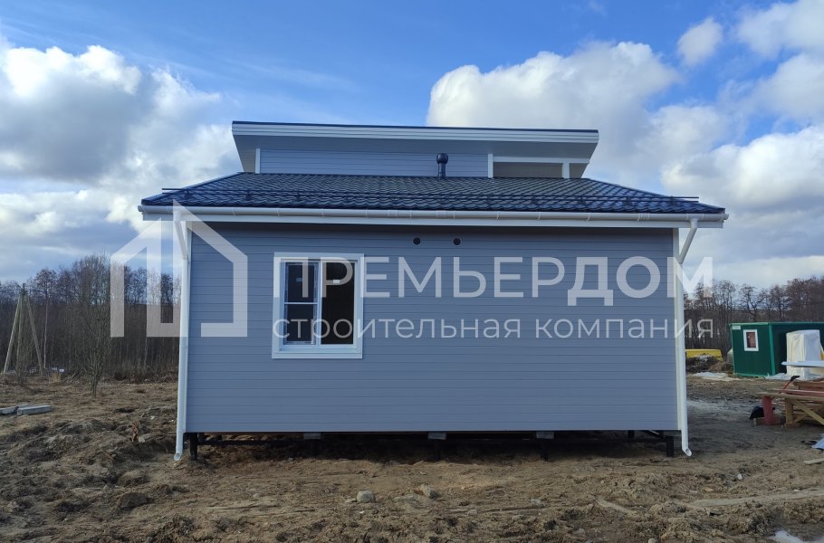 Фото со стройплощадок - Каркасный дом 7,5х10 м.