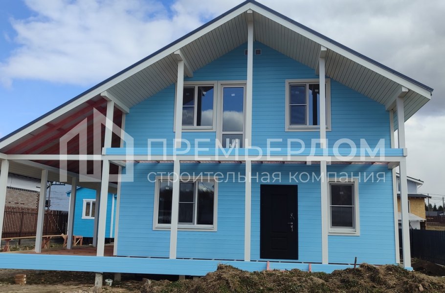 Фото со стройплощадок - Каркасный дом 11х10 м.