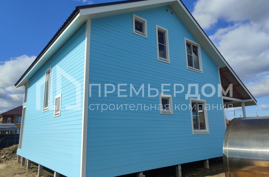 Фото со стройплощадок - Каркасный дом 11х10 м.