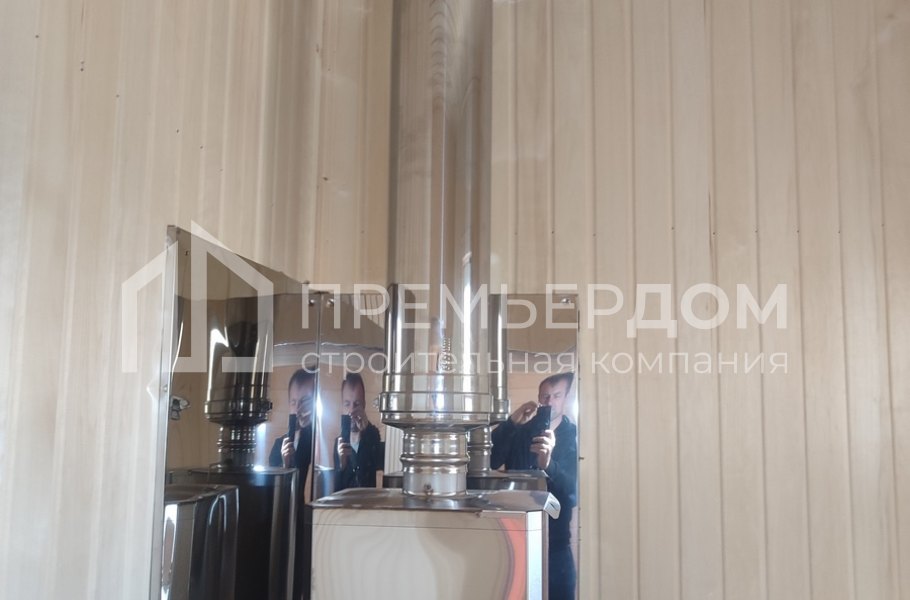 Фото со стройплощадок - Каркасный дом 9х13 м.