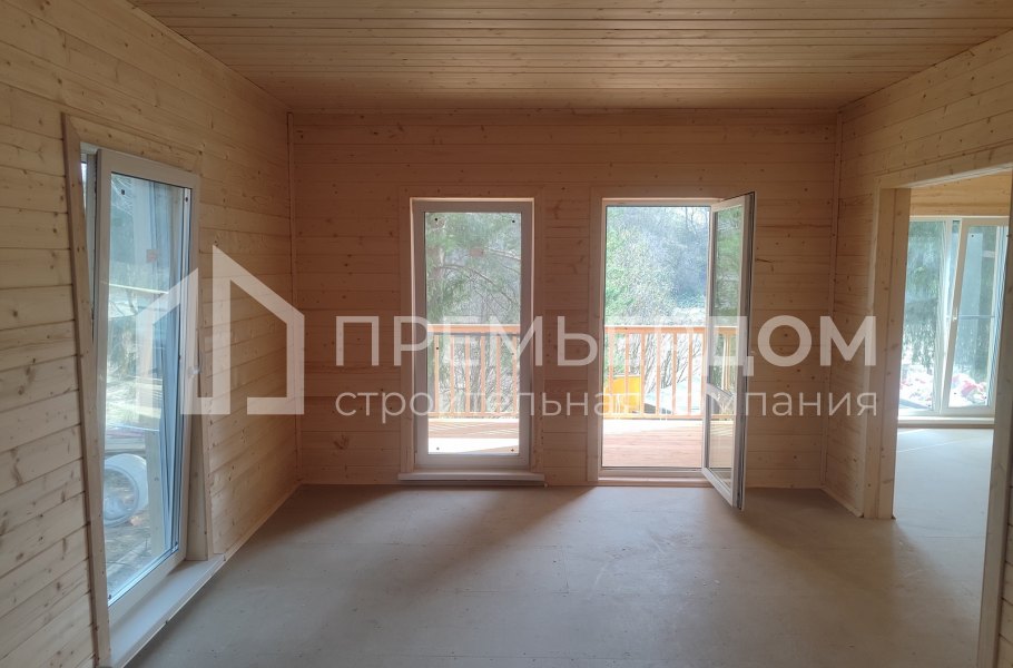 Фото со стройплощадок - Каркасный дом 9х13 м.