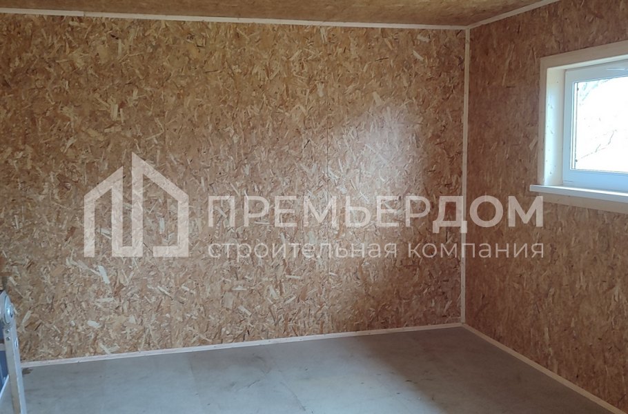 Фото со стройплощадок - Каркасный дом 4х6 м.