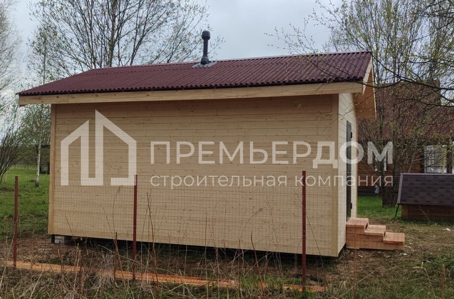 Фото со стройплощадок - Каркасный дом 4х6 м.