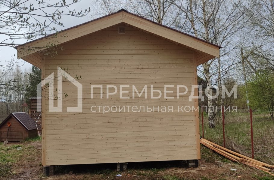 Фото со стройплощадок - Каркасный дом 4х6 м.