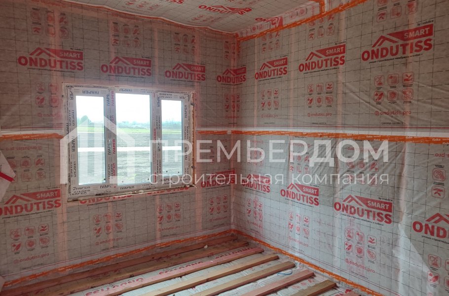 Фото со стройплощадок - Каркасный дом 7,6х11,7 м.