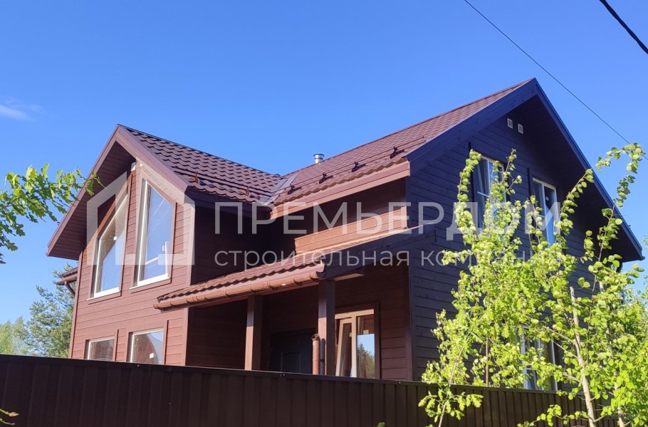 Фото со стройплощадок - Каркасный дом 10х7,5 м.