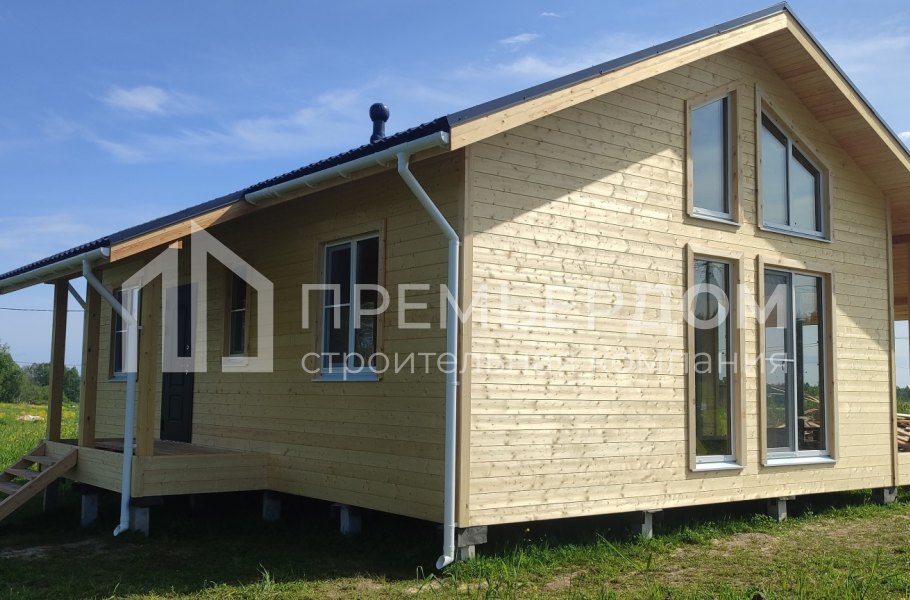 Фото со стройплощадок - Каркасный дом 9,5х10 м.