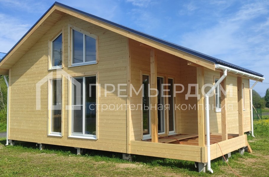 Фото со стройплощадок - Каркасный дом 9,5х10 м.