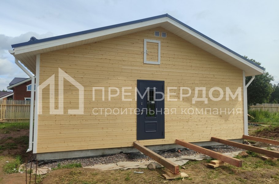 Фото со стройплощадок - Каркасный дом 8х10 м.