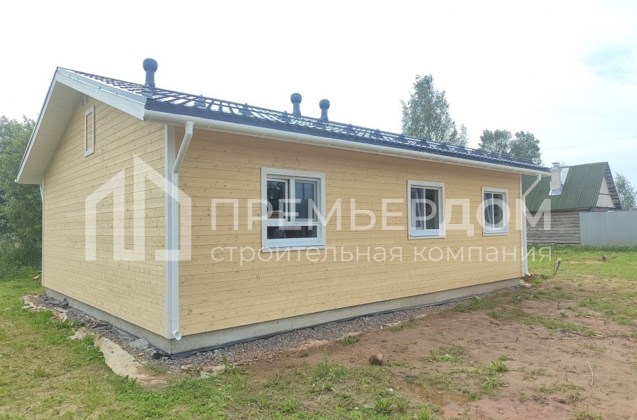 Фото со стройплощадок - Каркасный дом 8х10 м.