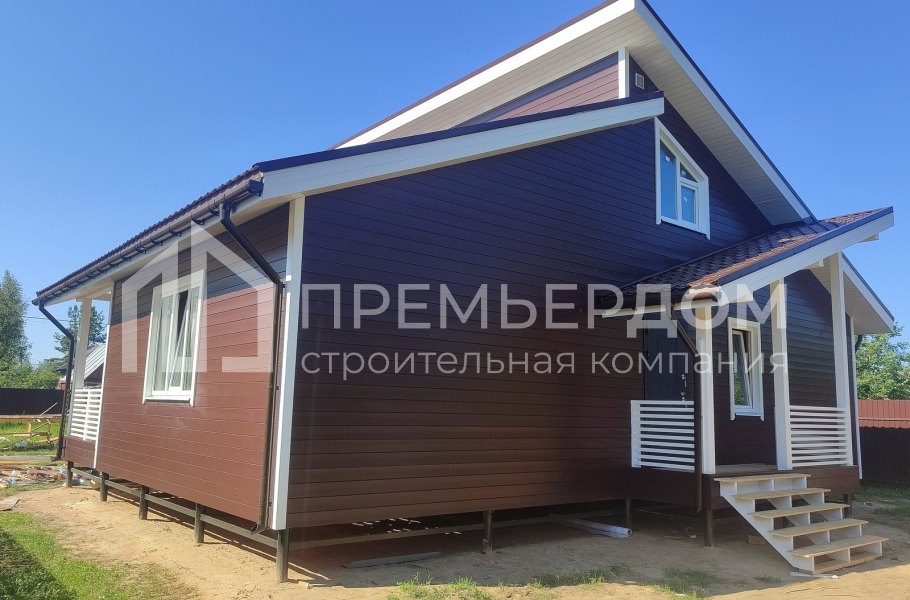 Фото со стройплощадок - Каркасный дом 9х12 м.