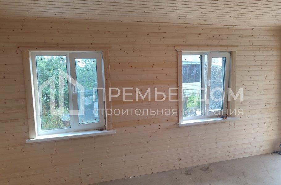 Фото со стройплощадок - Каркасный дом 6х7,5 м.