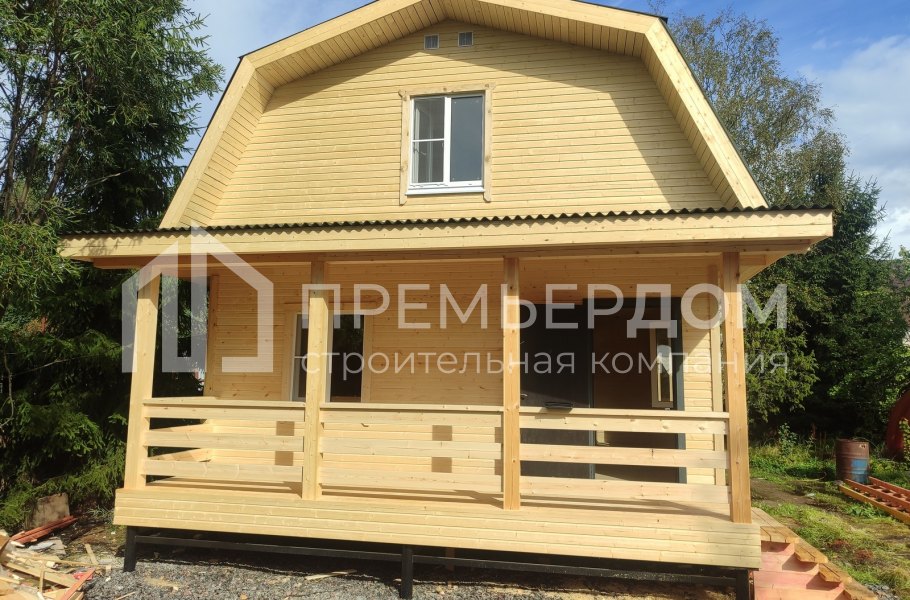 Фото со стройплощадок - Каркасный дом 6х7,5 м.