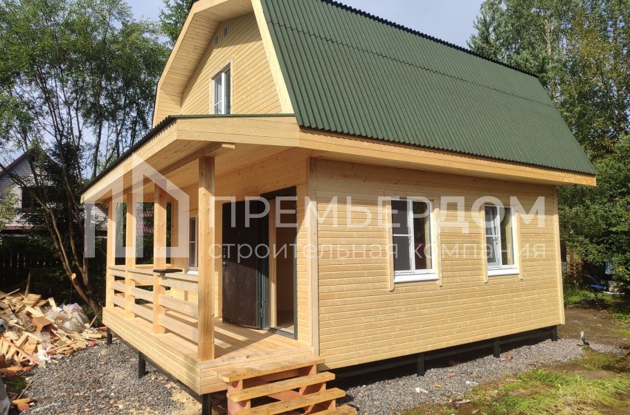 Фото со стройплощадок - Каркасный дом 6х7,5 м.