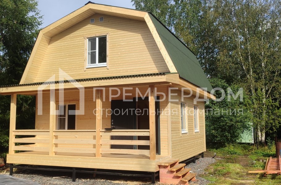 Фото со стройплощадок - Каркасный дом 6х7,5 м.