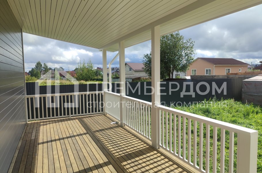 Фото со стройплощадок - Каркасный дом 8х12 м.