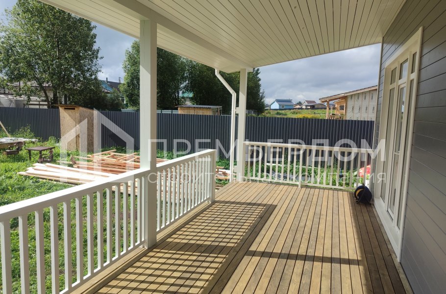 Фото со стройплощадок - Каркасный дом 8х12 м.