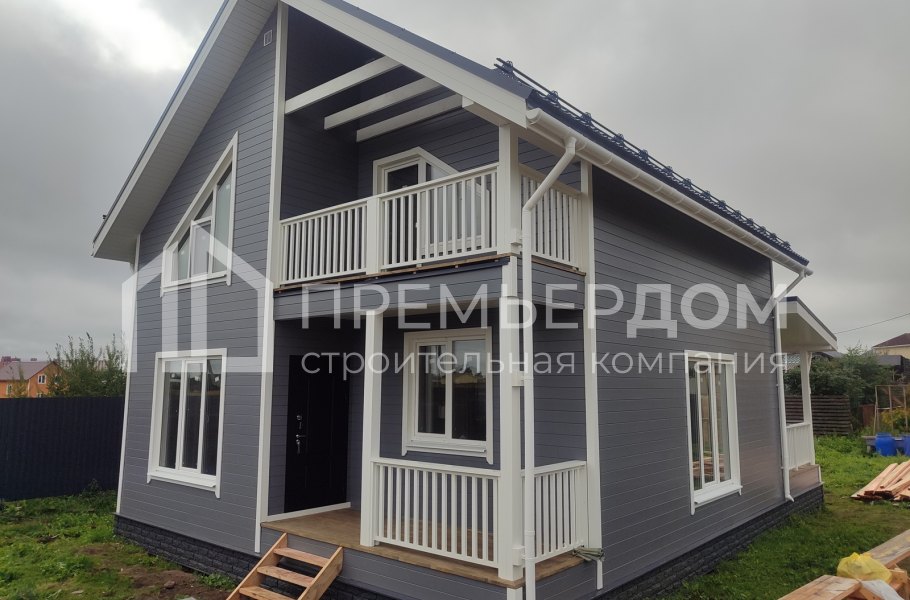 Фото со стройплощадок - Каркасный дом 8х12 м.