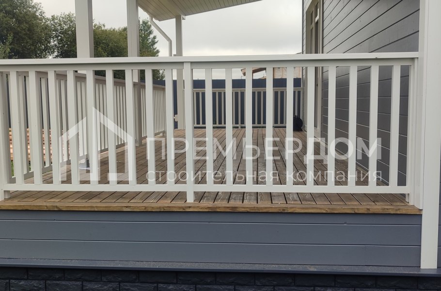 Фото со стройплощадок - Каркасный дом 8х12 м.