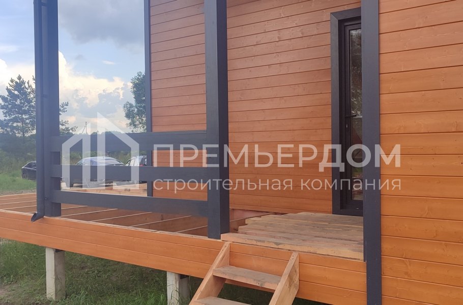 Фото со стройплощадок - Каркасный дом 9,5х13 м.