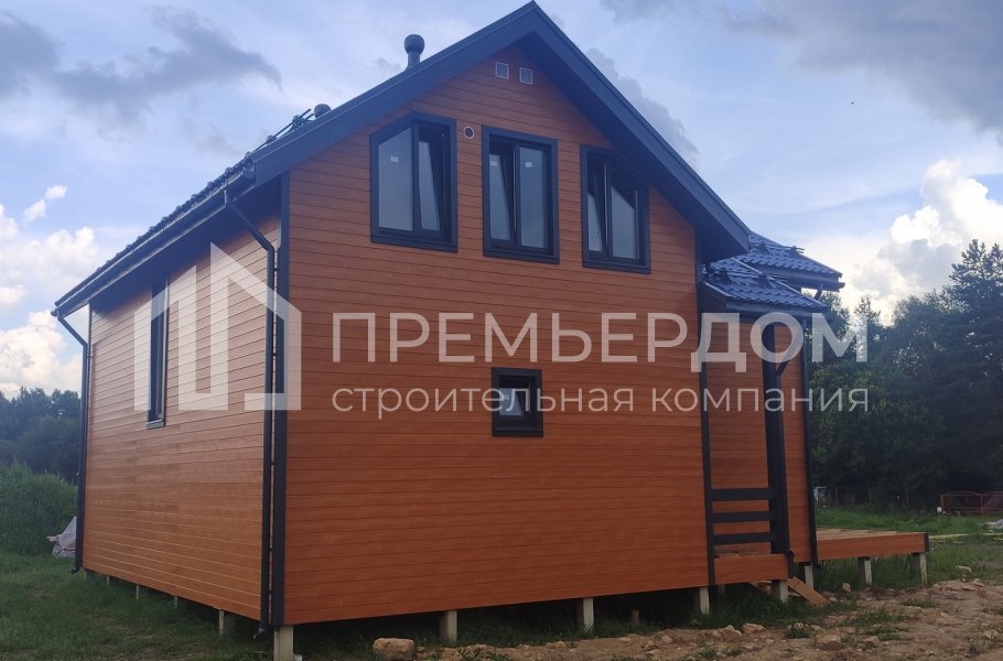 Фото со стройплощадок - Каркасный дом 9,5х13 м.