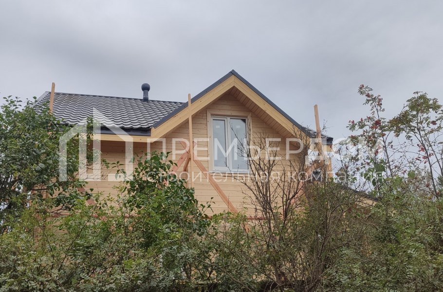 Фото со стройплощадок - Каркасный дом 7,5х8,5 м.