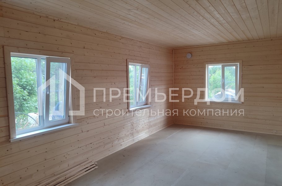 Фото со стройплощадок - Каркасный дом 7,5х7,5 м.