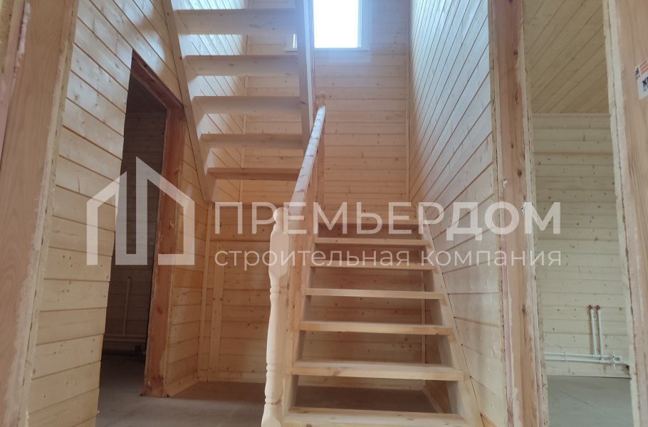 Фото со стройплощадок - Каркасный дом 7,5х7,5 м.